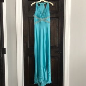 Badgley Mischka gown.